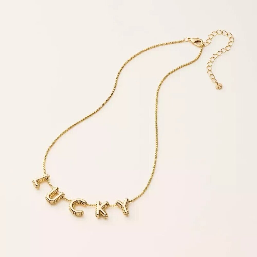 Lucky Bubble Chain Necklace - kate spade new york x Target Gold - NEW